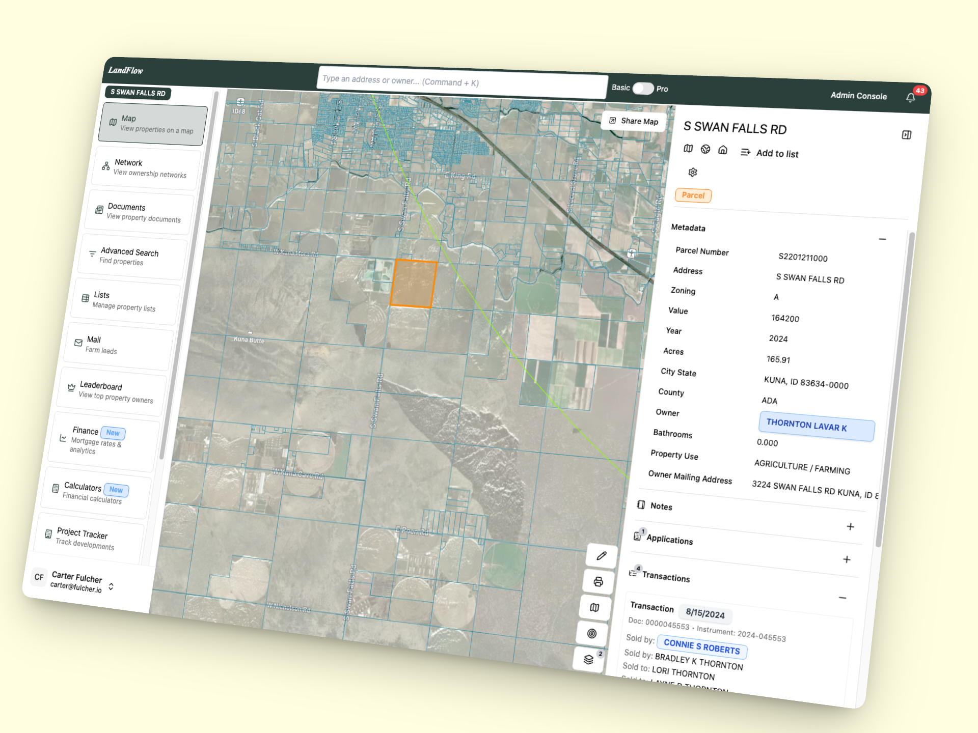 LandFlow platform preview